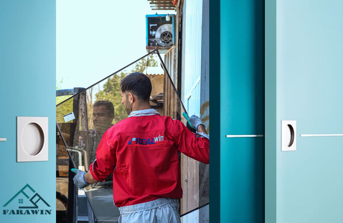 نصب درب و پنجره یو پی وی سی